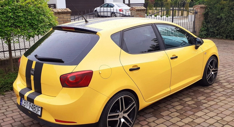 Seat Ibiza cena 18500 przebieg: 186000, rok produkcji 2011 z Krosno Odrzańskie małe 46